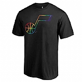 Men's Utah Jazz Fanatics Branded Black Team Pride T-Shirt FengYun,baseball caps,new era cap wholesale,wholesale hats